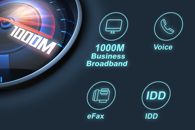 Ultrahigh speed Business Broadband 4in1 package from just 248/month